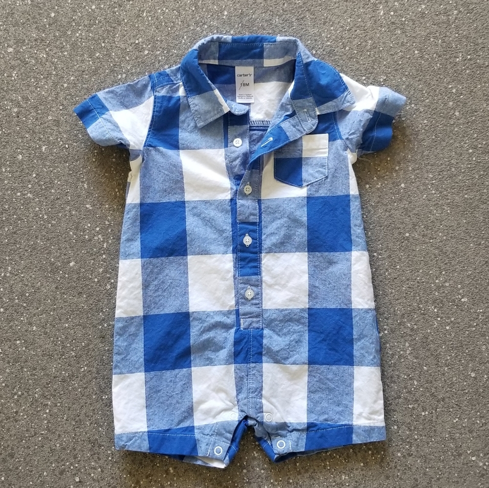 Carter's Checkered Onesie
